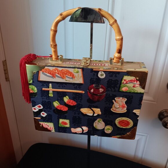 Handbags - Vintage Women's Cigar Box Sushi Themed Purse